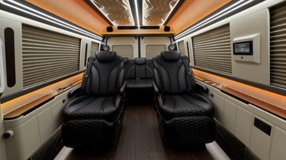 8 passenger sprinter van inside clarksville