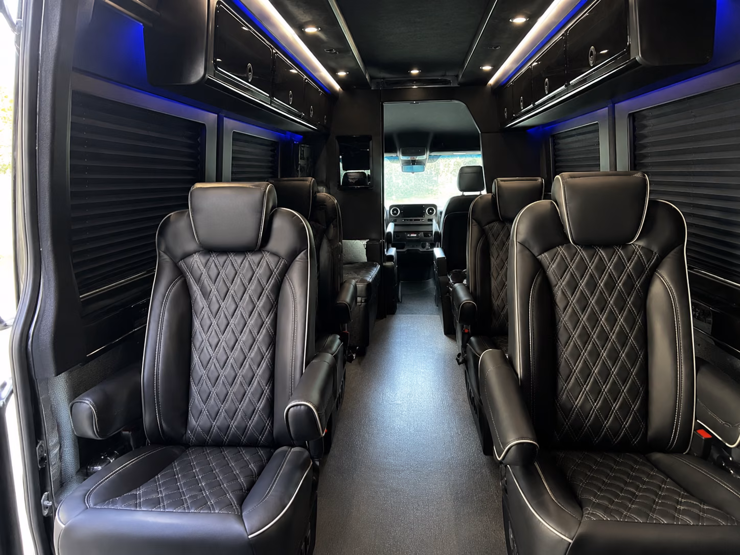 clarksville 10 passenger sprinter van interior