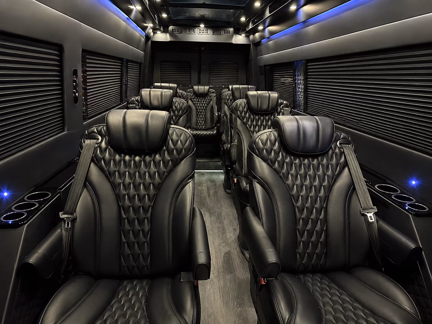 clarksville 18 passenger sprinter van inside