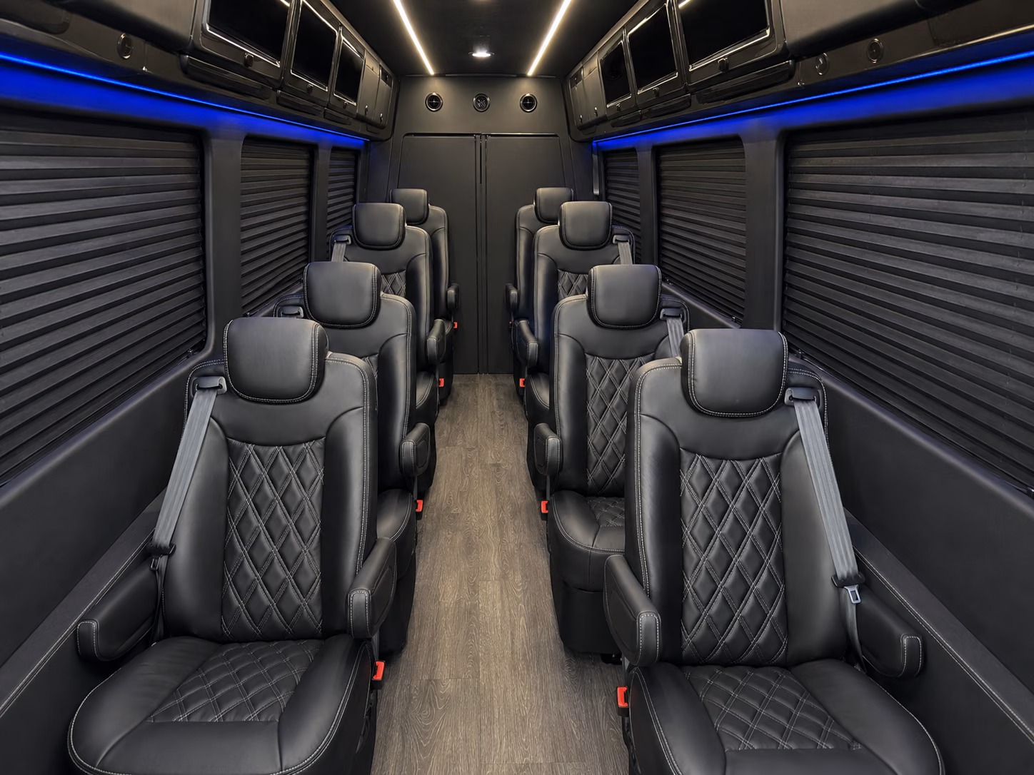 clarksville 18 passenger sprinter van interior