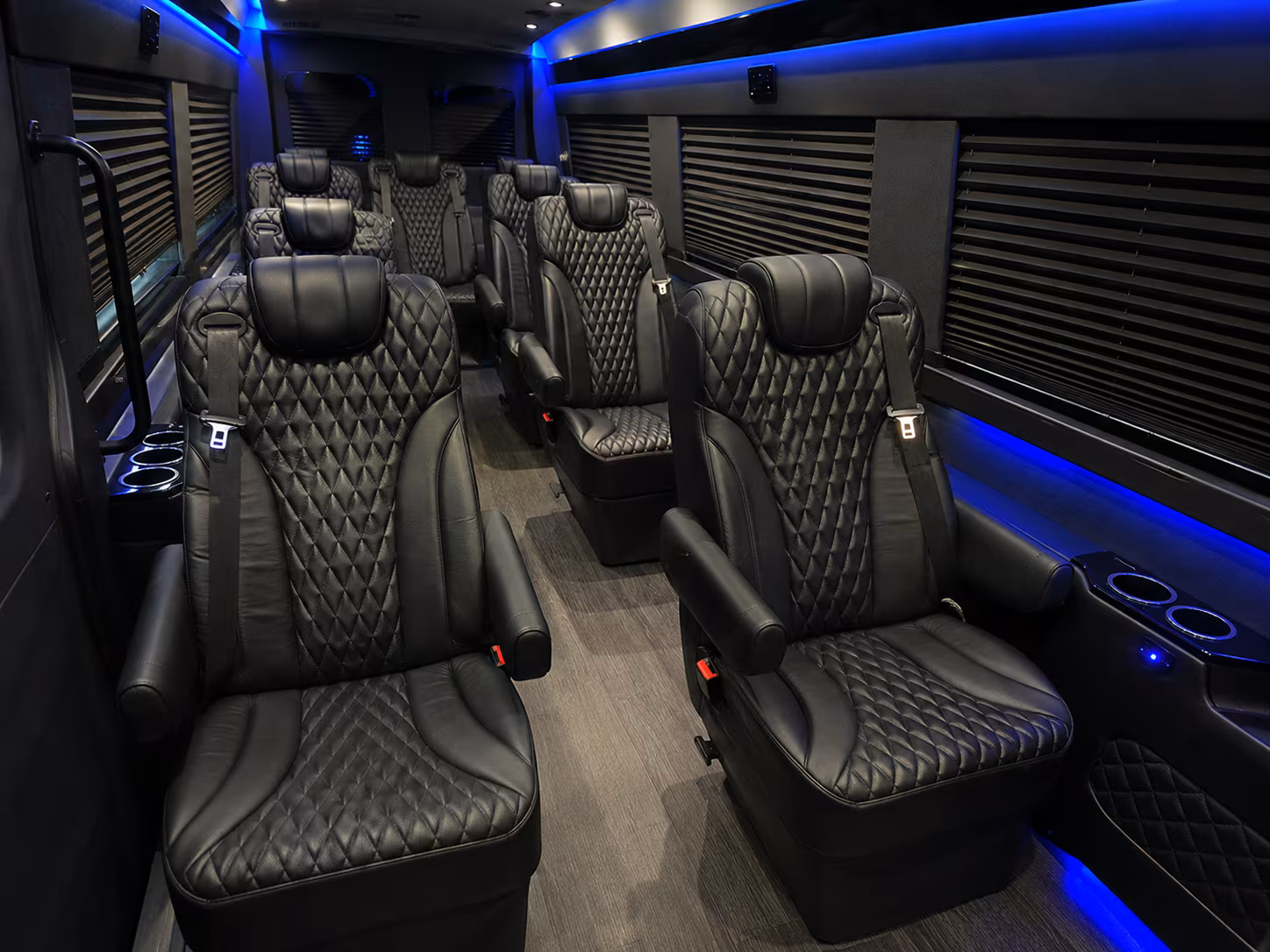 clarksville 8 passenger sprinter van inside