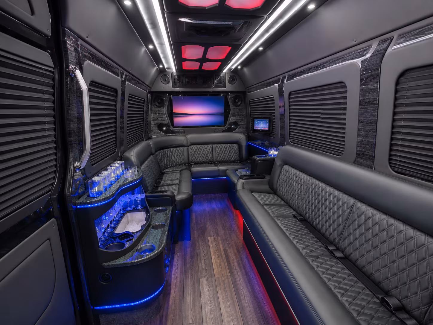 clarksville sprinter limousine inside