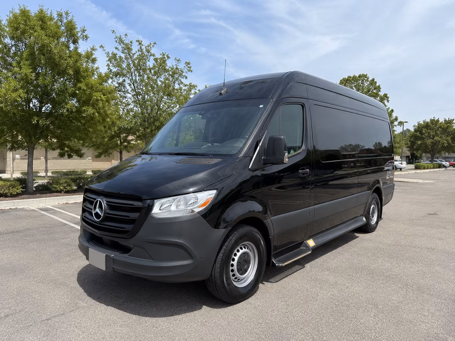 clarksville sprinter van booking step 1